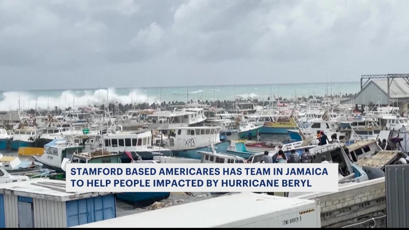 Story image: Stamford-based Americares sending humanitarian experts to help Jamaica recover from Hurricane Beryl