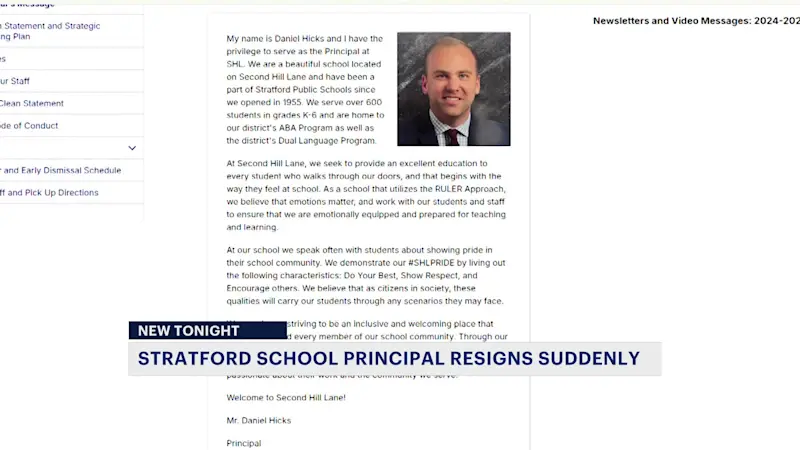 Story image: Stratford elementary school principal resigns