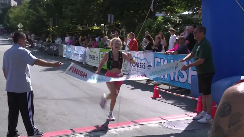 Story image: Yonkers Marathon turns 98: Westchester native shocks field, wins women’s division