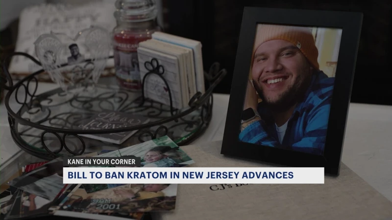 Story image: NJ lawmakers advance bill to ban herbal product ‘kratom’ after death of Monmouth County man