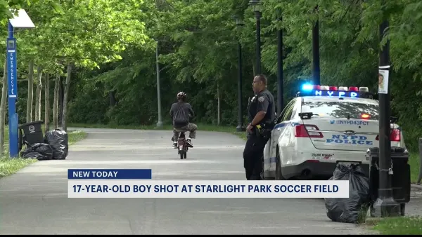 NYPD: Suspect wanted for shooting 17-year-old boy at soccer field in Soundview