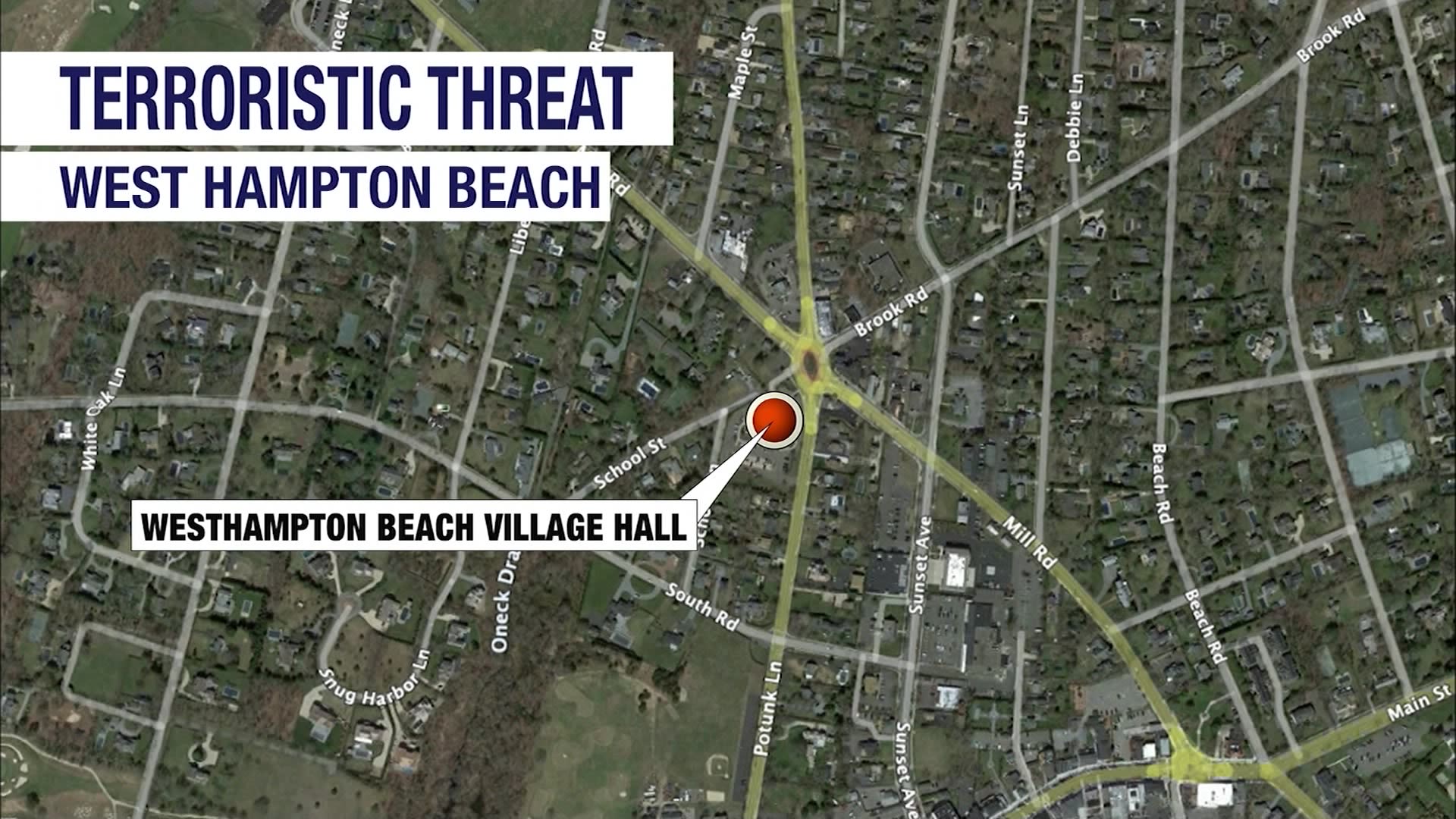 Police Westhampton Beach man arrested for making 'terroristic threat
