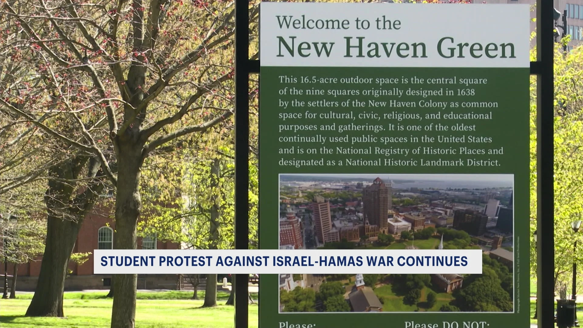 New Haven police preparing for Sunday's pro-Palestinian protest on the Green