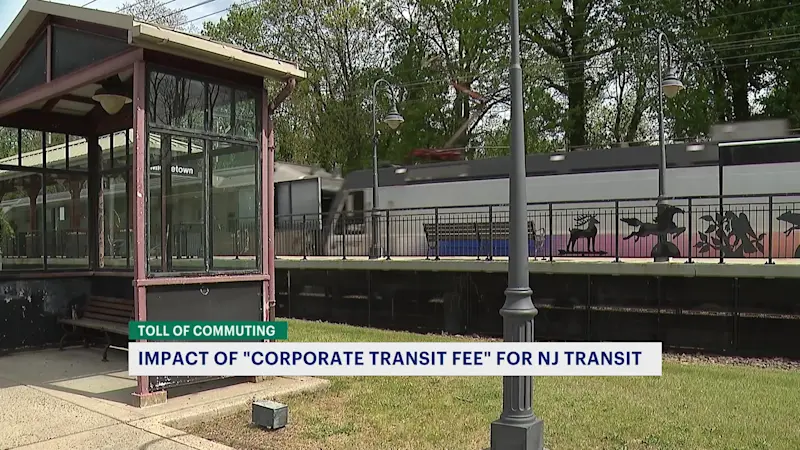 Story image: Toll of Commuting: Businesses pay corporate transit fee to fund NJ Transit