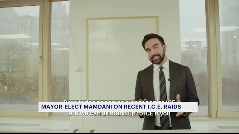 Story image: Lawmakers, Mamdani push back on federal ICE activity, raids in NYC