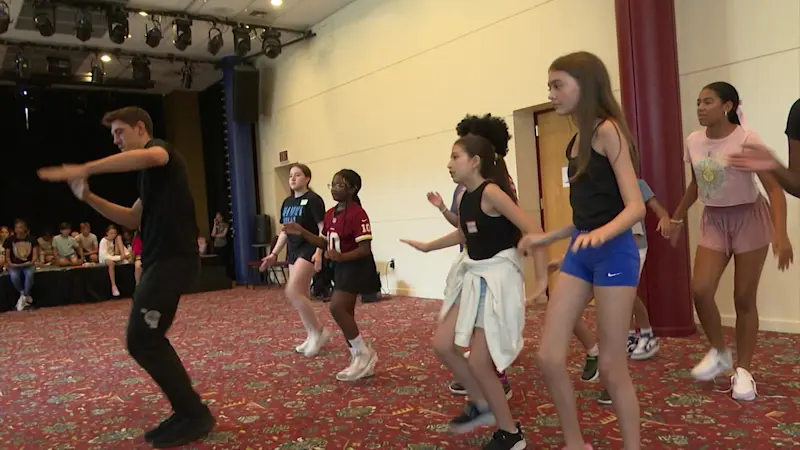 Story image:  'Stomp' performer serves as guest instructor at Palace Theatre's annual summer program