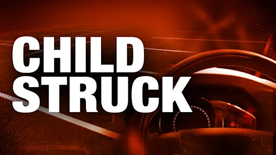 child struck