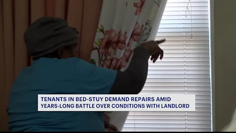 Story image: Tenants in Bed-Stuy demand repairs amid poor living conditions