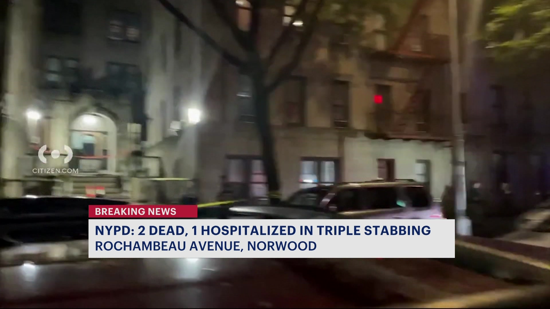 News 12 | Bronx | Police 2 Dead 1 Injured In Triple Stabbing In Norwood
