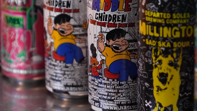 Story image: Made in New Jersey: From tragedy to thriving brewery, Jersey City business creates gluten-free beers for all
