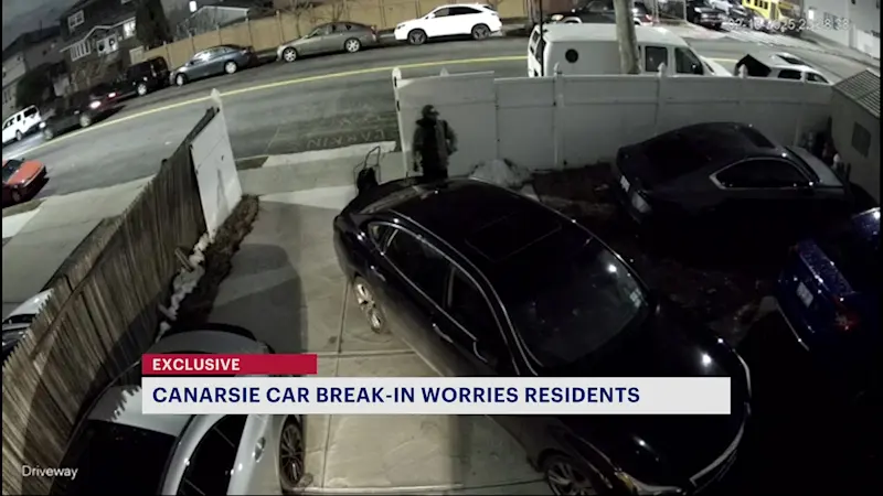 Story image: Caught on camera: Canarsie woman says items were stolen after apparent car break-in