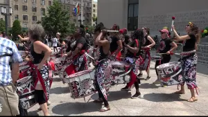 Juneteenth commemoration held outside of Brooklyn Public Library