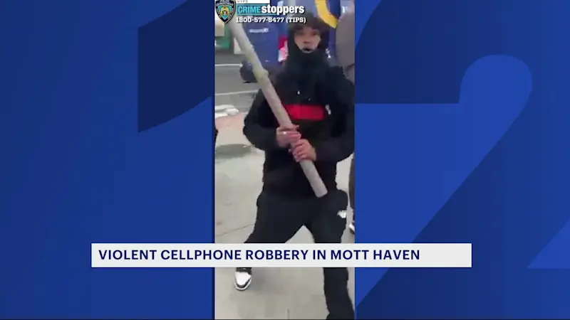 Story image: 4 suspects on the run after violent cellphone robbery in Mott Haven 
