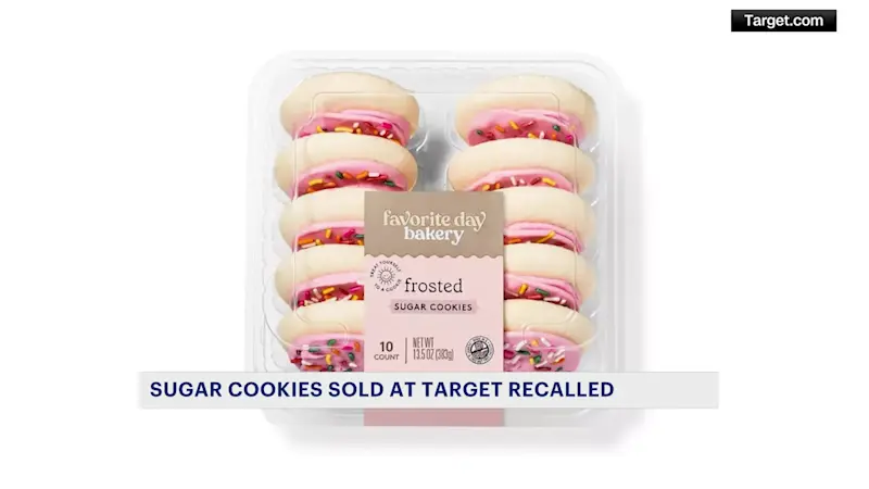 Story image: Sugar cookies sold in tri-state Target stores recalled for potential wood contamination