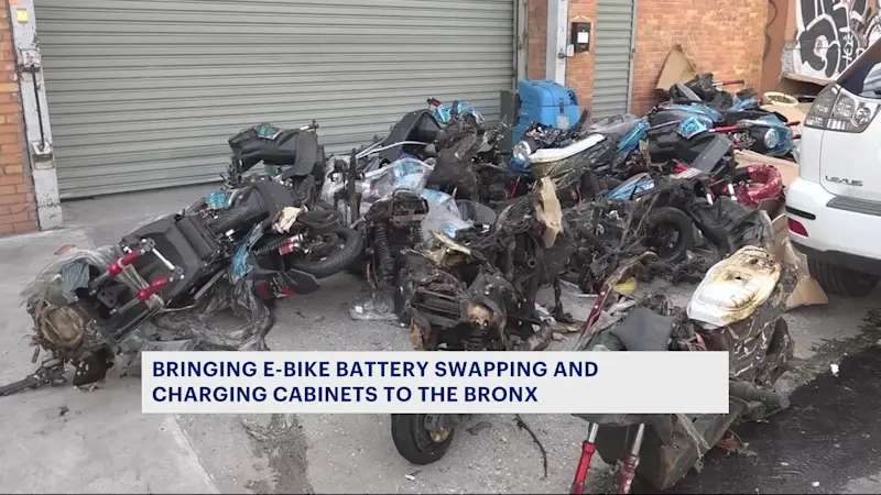 Story image: E-bike battery charging stations coming to city streets to prevent deadly fires