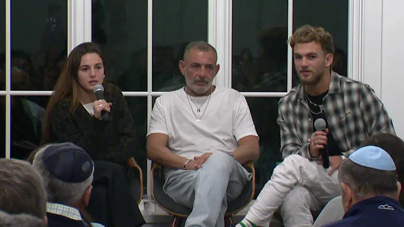 Story image: 'We have to tell the story.' Israeli hostage sibling duo released from Hamas captivity shares survival story in Westport
