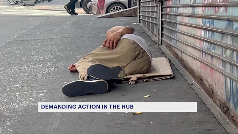 Story image: Business owners demand action as conditions in the Hub drive away customers