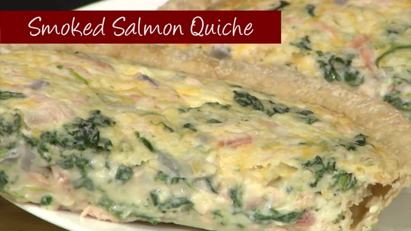 Story image: What's Cooking: Smoked Salmon Quiche