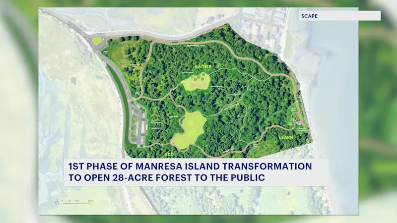 Story image: Manresa Island Corp. reveals first phase of Manresa Wilds- a 28-Acre Northern Forest park