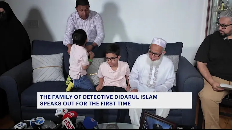 Story image: Family of slain NYPD detective speaks out for first time since Midtown mass shooting