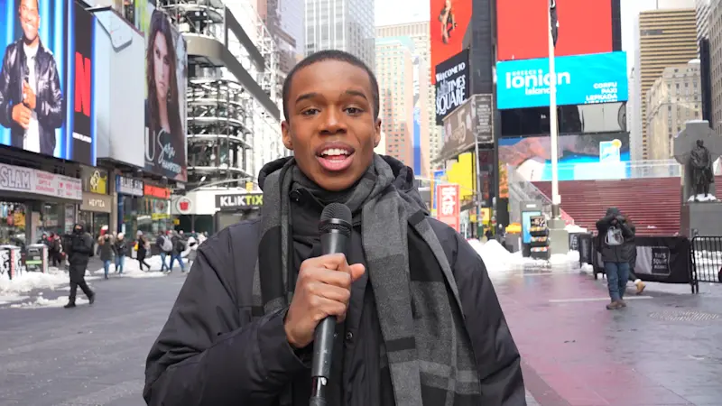 Story image: News 12's Joel Crump steps inside off-Broadway show 'An Ark'