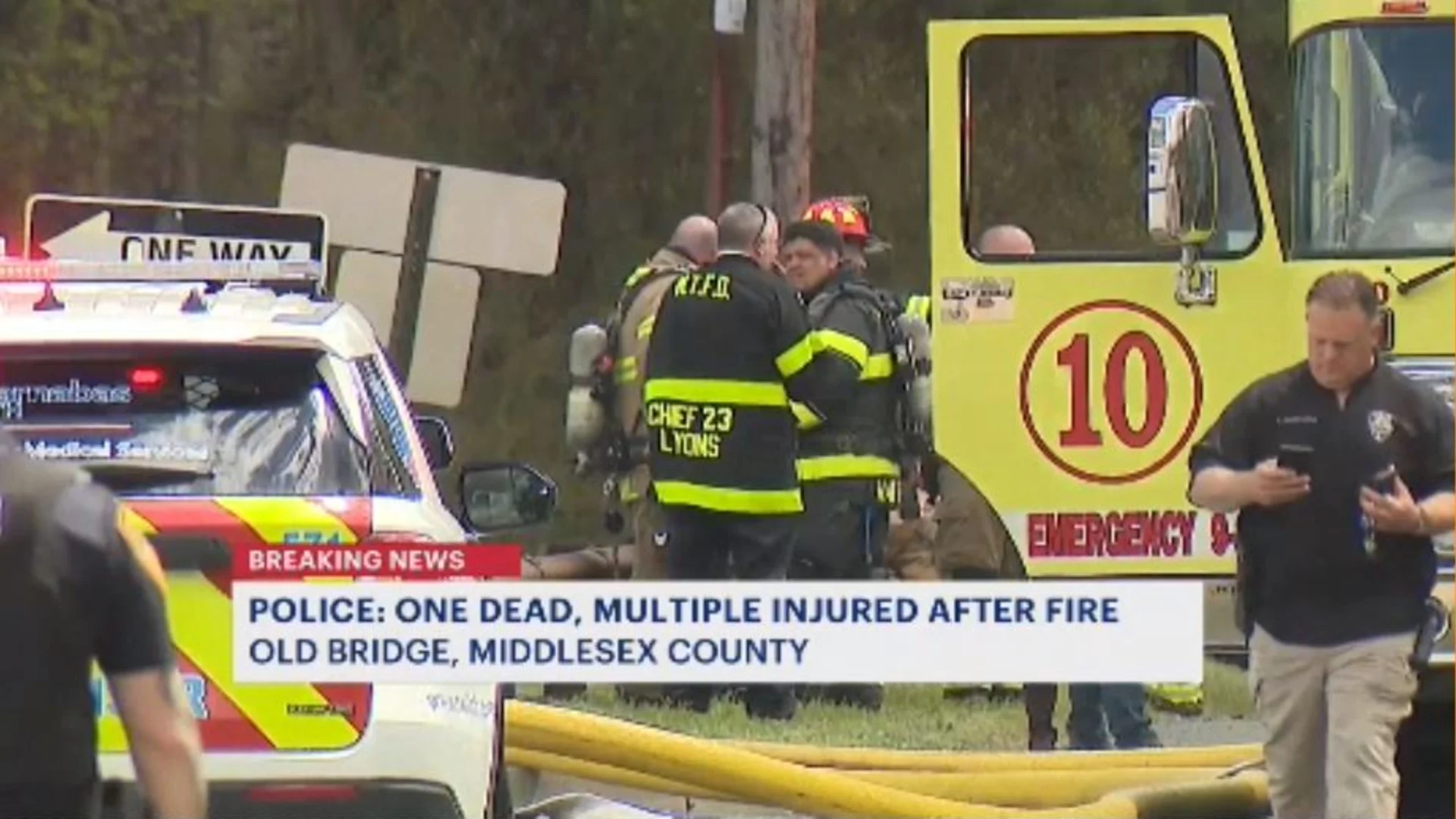 Police: 1 killed, multiple severely injured in fire and explosion in Old Bridge