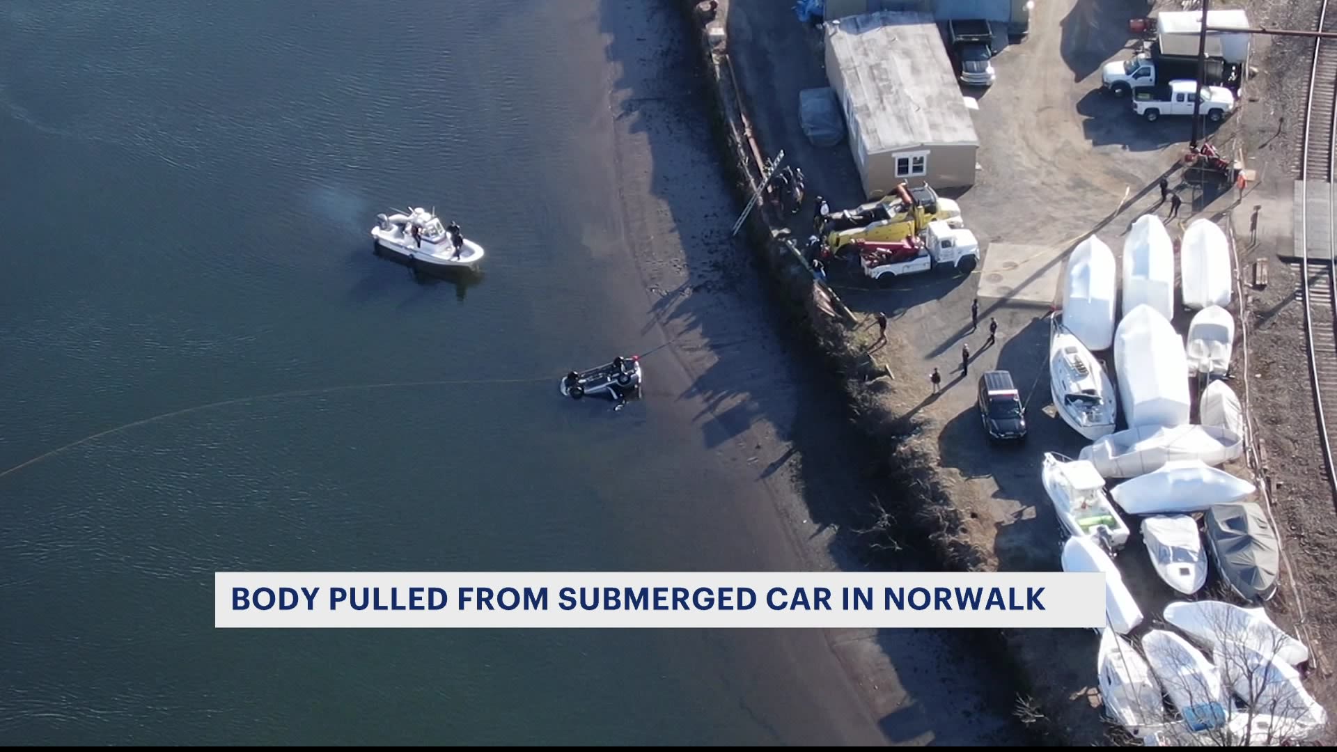 Norwalk police: Body found in vehicle submerged in Norwalk River