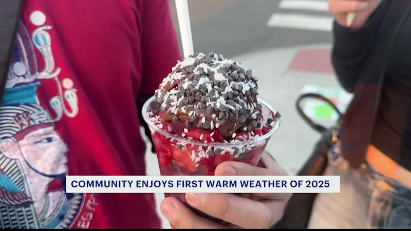 Story image: 'Feels like heaven.' Norwalk residents enjoy first warm weather of 2025