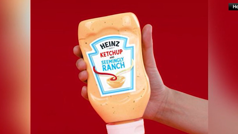 Story image: Heinz's Version: Company releases limited edition 'Ketchup and Seemingly Ranch' sauce 