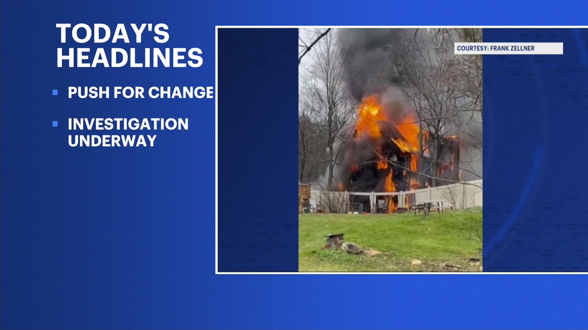 HEADLINES Memorial for pedestrian, Goshen house fire, Westchester
