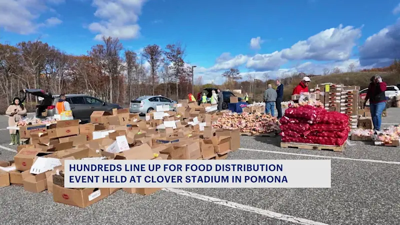 Story image: 30,000 pounds of food distributed in Rockland County to those facing food insecurity