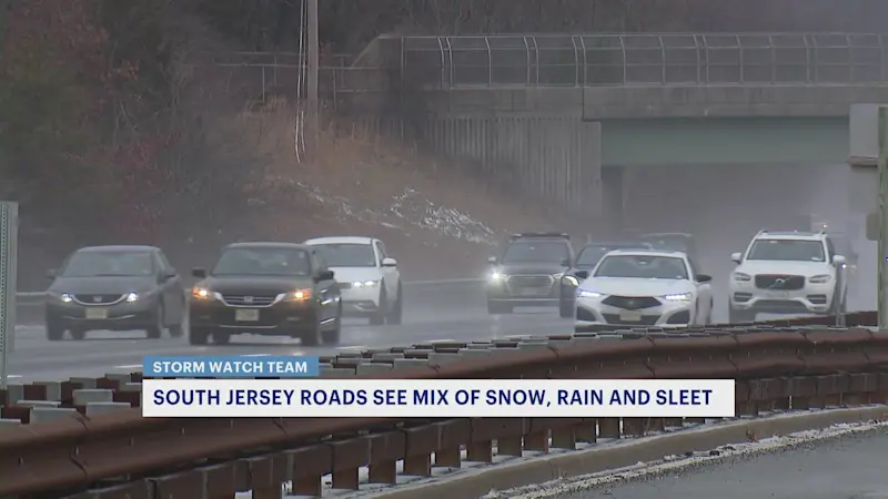 Story image: Christmas Eve travelers get a break as weather conditions improve in New Jersey