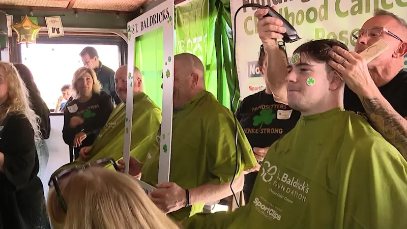 Story image: St. Baldrick’s at Harbor Crab helps raise over $20K for childhood cancer research