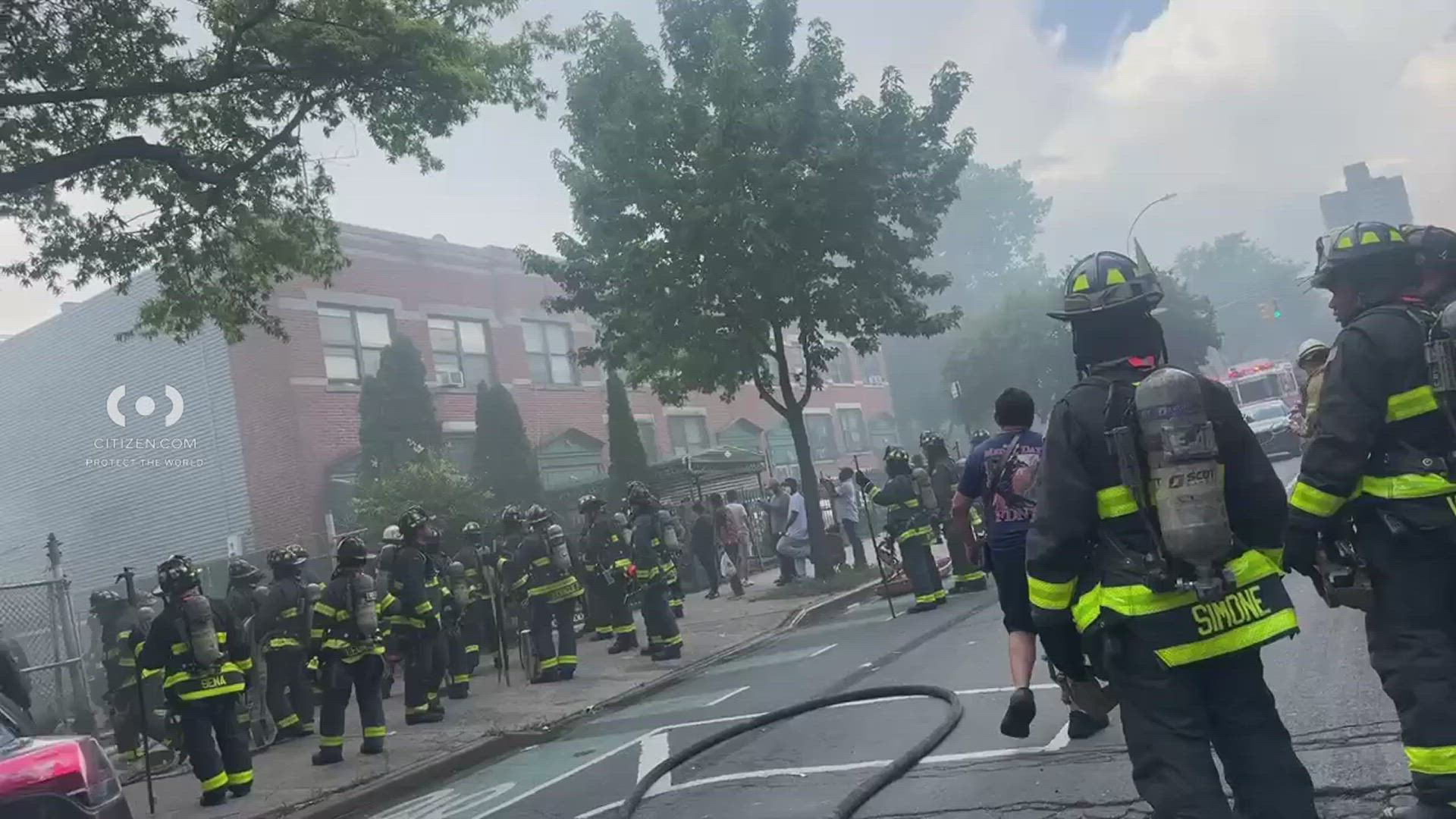 News 12 | Bronx | Fdny Two Alarm Fire Damages Vacant Church In West Farms