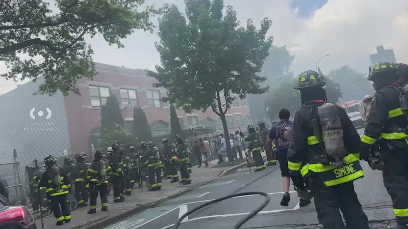 Story image: FDNY: Two-alarm fire damages vacant church in West Farms