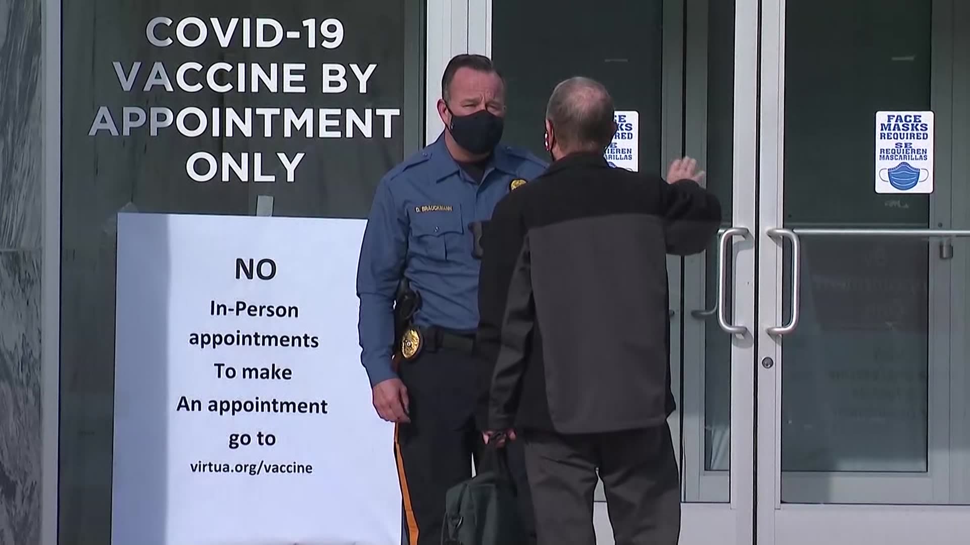 Seniors frustrated with vaccine rollout as megasite opens at Moorestown Mall