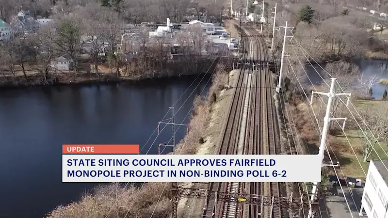 Story image: Proposed Fairfield and Bridgeport monopole power plan gets a boost from the state Siting Council