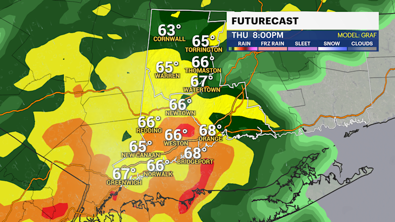 Story image: WEATHER TO WATCH: Soaking rain and storms set to strike Thursday evening