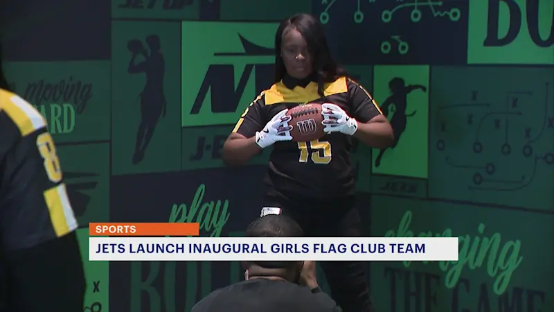 Story image: New York Jets announce inaugural girls flag football club team