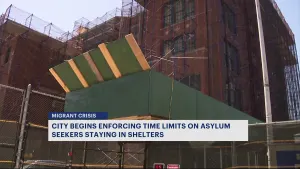 Officials begins enforcing new time limit rules on asylum seekers in NYC shelters