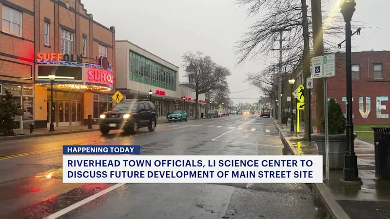 Story image: Riverhead Town officials, Long Island Science Center discuss future development of Main Street site