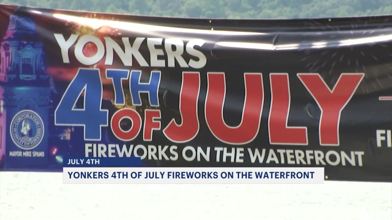 Story image: Yonkers celebrates 4th of July with annual fireworks show on the waterfront