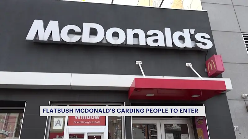 Story image: Flatbush McDonald’s enforces age restriction notice, leaving customers with questions