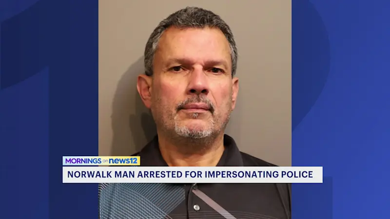 Story image: Man accused of impersonating an officer during traffic stop in Norwalk