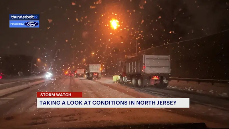 Story image: Thunderbolt 12: Checking out the road conditions on the Garden State Parkway