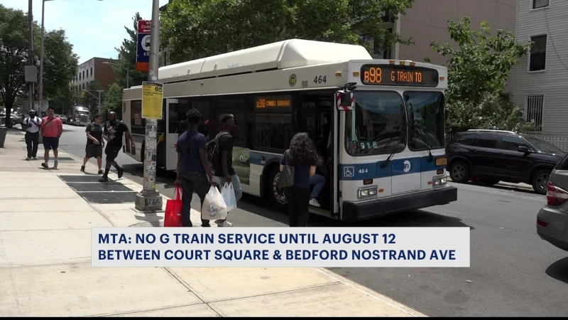 Story image: Commuters facing struggles adjusting to G train shutdown