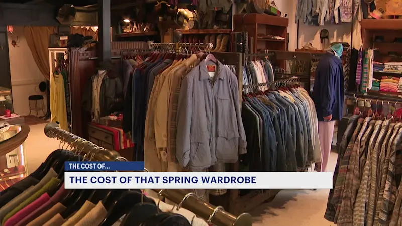 Story image: The Cost Of: Spring fashion drives thrifting boom in Jersey City
