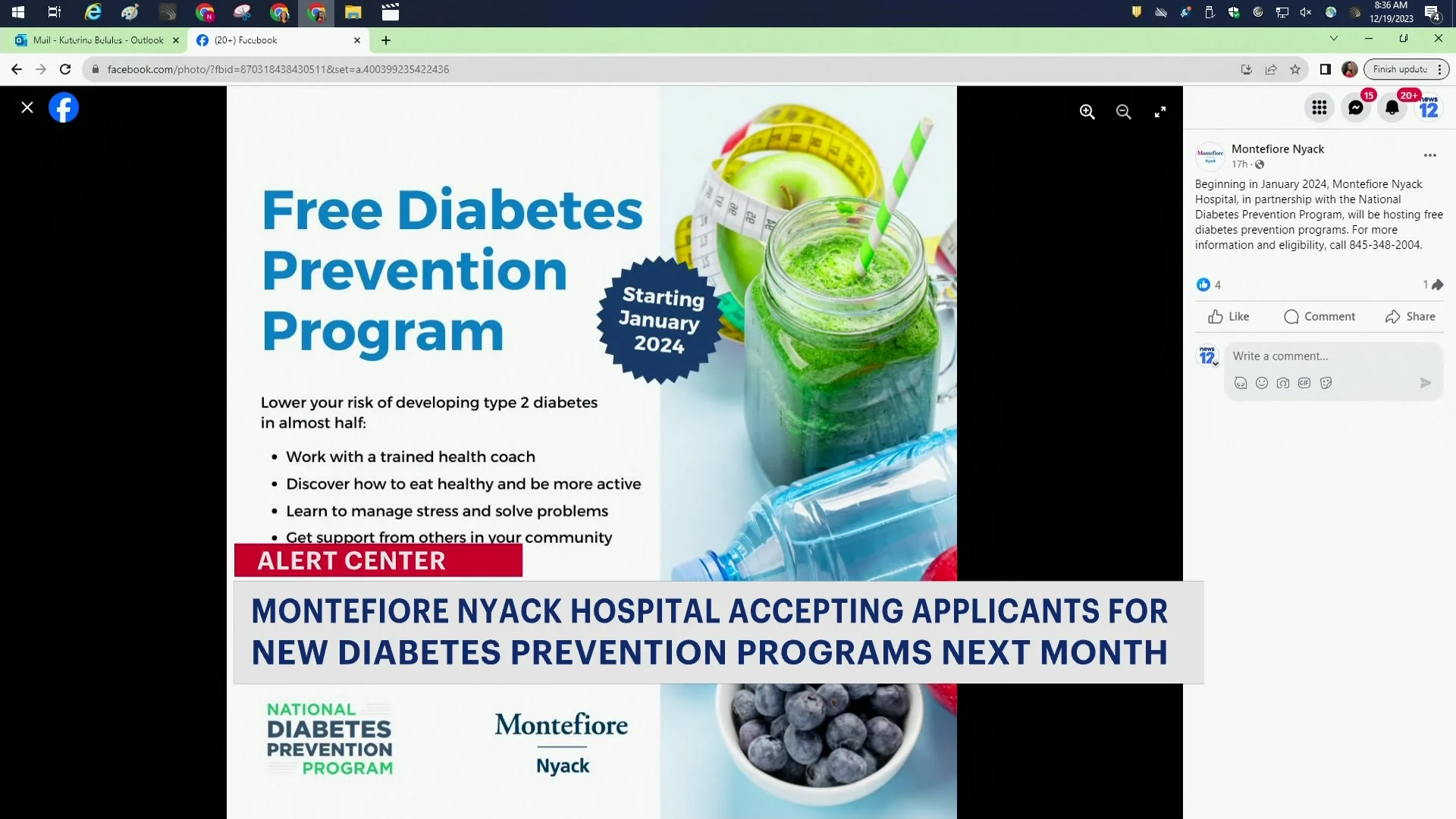 Montefiore Nyack Hospital introduces new diabetes prevention program
