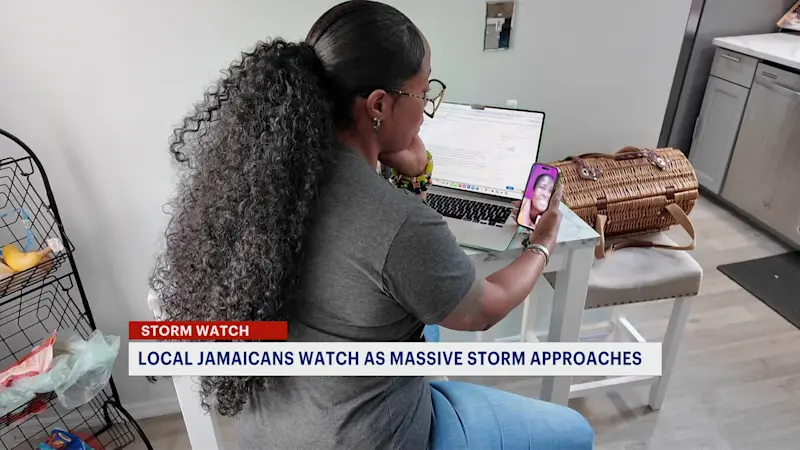 Story image: Jamaican Americans in the Garden State watch closely as Hurricane Melissa barrels towards the Caribbean island