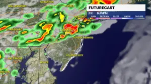 STORM WATCH: Stormy Friday afternoon in New Jersey; conditions expected to heat up next week